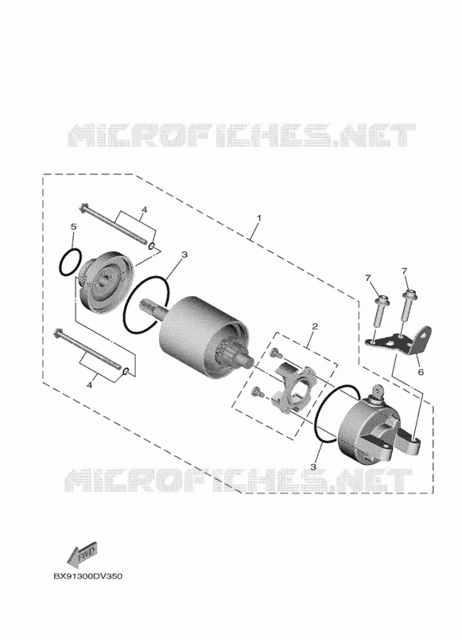 STARTMOTOR Yamaha SCOOTER 300 2022 TRICITY  MWD300