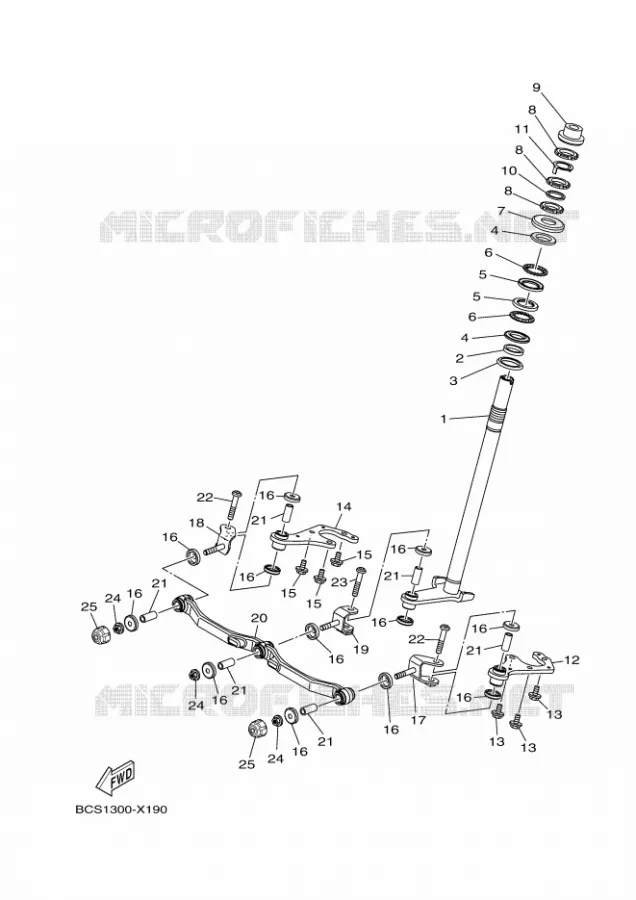STUUR 2 Yamaha SCOOTER 155 2022 TRICITY  MWS155-A