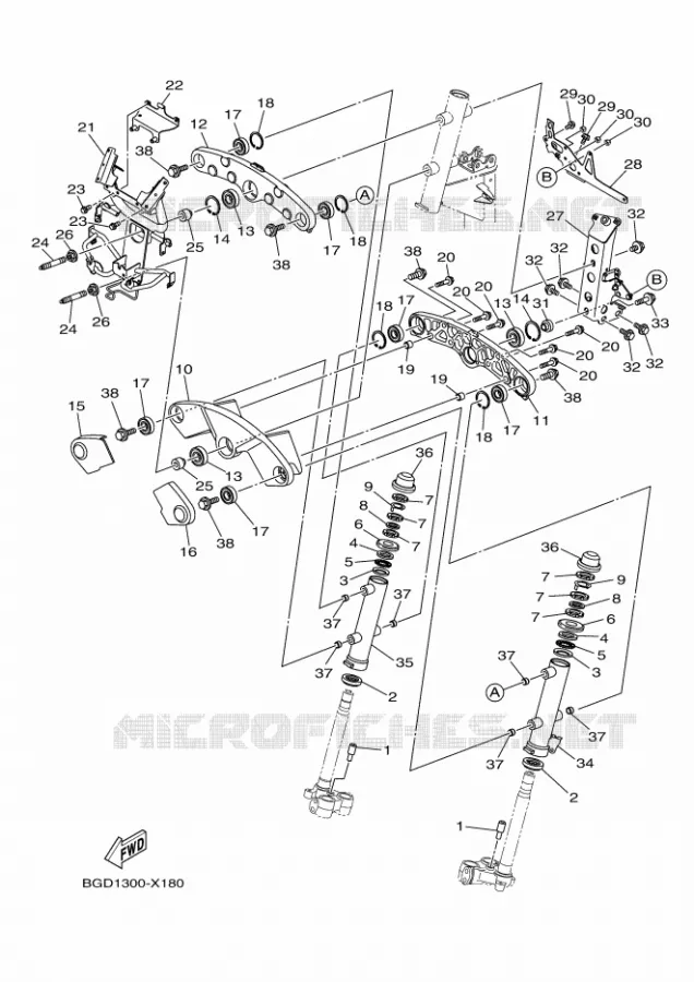 STUUR Yamaha SCOOTER 155 2022 TRICITY  MWS155-A