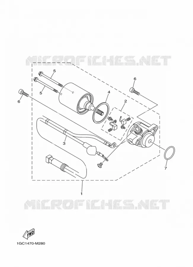 STARTMOTOR Yamaha SCOOTER 115 2022 CYGNUS  XC115F