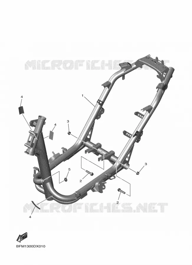 FRAME Yamaha SCOOTER ELECTRIC 2022 NEO'S  ESS025