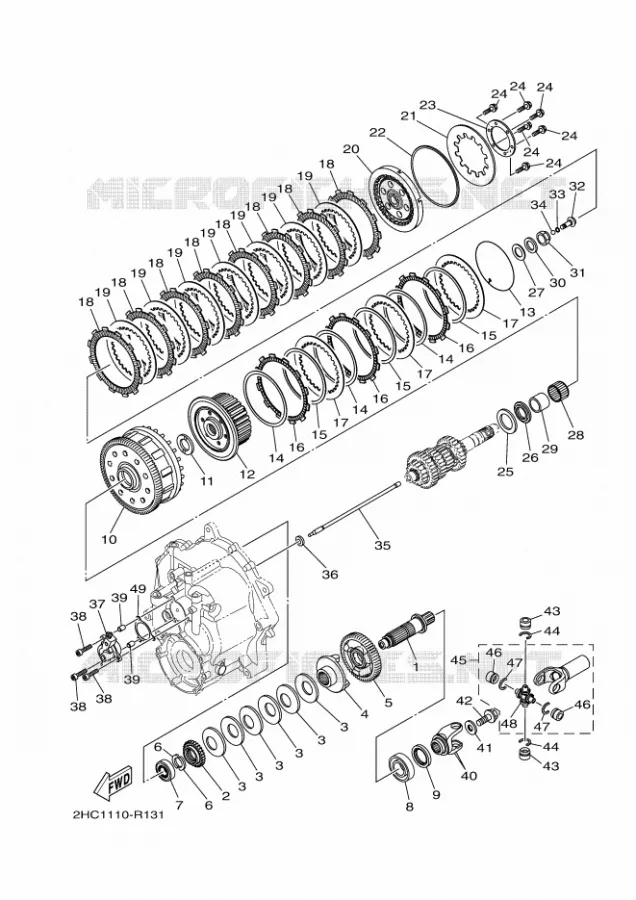 KOPPELINGS Yamaha SIDE BY SIDE 1000 2022 YXZ  YXZ1000E