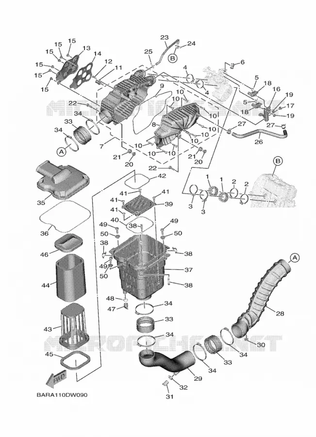 INLAAT Yamaha SIDE BY SIDE 850 2022 WOLVERINE  YXE850EN/YX85EPAN