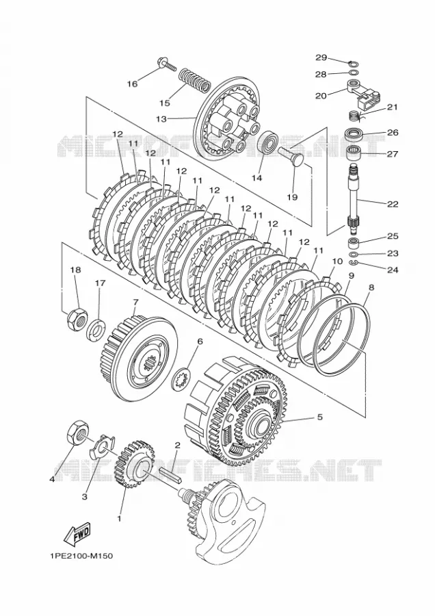 KOPPELINGS Yamaha QUAD 700 2022 RAPTOR  YFM700R