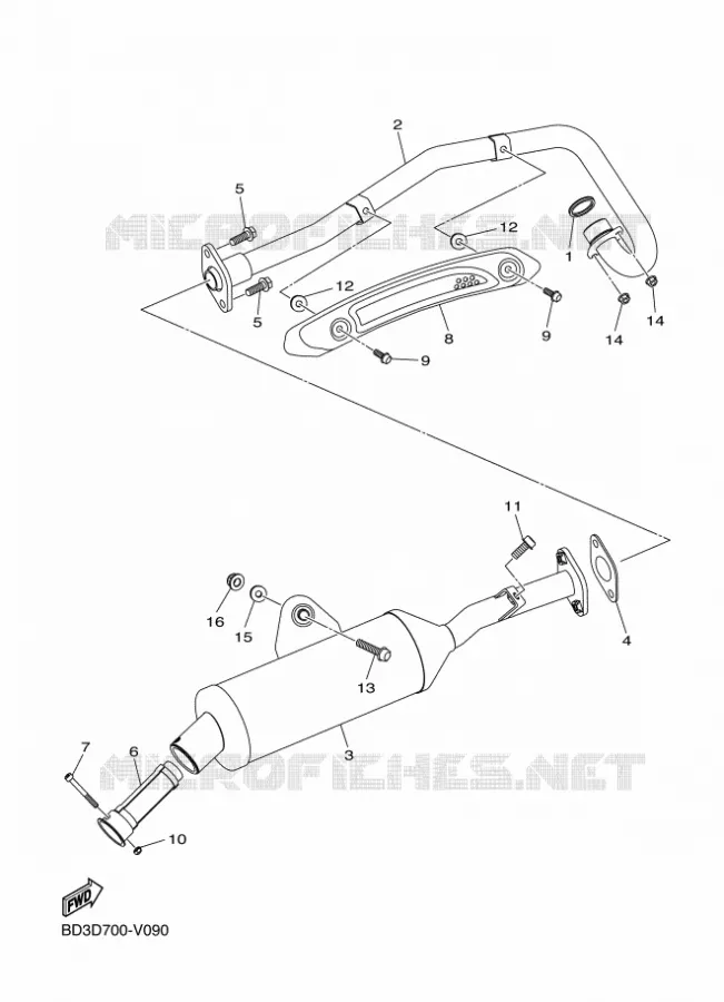 UITLAAT Yamaha QUAD 90 2022 RAPTOR  YFM90R