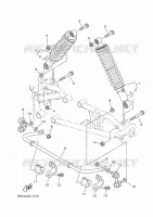 ACHTER SCHOKBREKER voor Yamaha KODIAK 450 EPS 2022