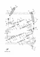 OPHANGING / WIEL VOOR voor Yamaha KODIAK 450 EPS 2022