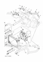 RADIATEUR / SLANG voor Yamaha KODIAK 450 EPS 2022