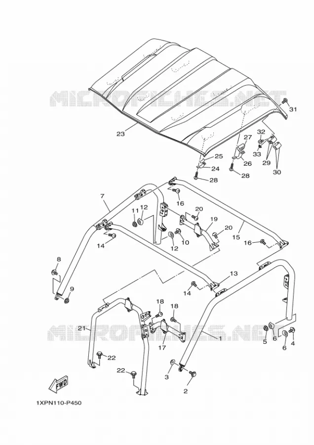 ROLLBAR Yamaha SIDE BY SIDE 700 2022 VIKING  YXM700E/YX70MPN