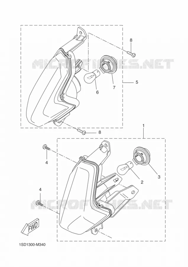 KNIPPERLICHT Yamaha SCOOTER 400 2013 XMAX  YP400R