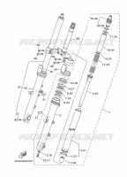VOORVORK voor Yamaha TDM 900 2010