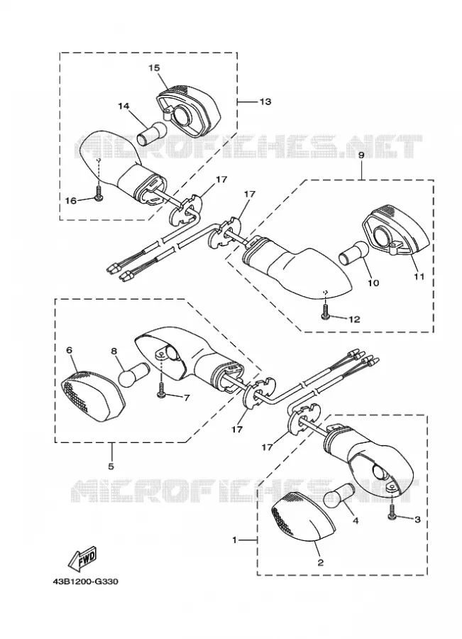 KNIPPERLICHT Yamaha MOTO 125 2023 XTZ  XTZ125E