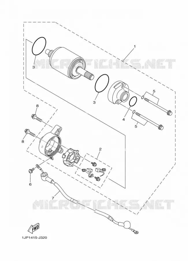 STARTMOTOR Yamaha MOTO 125 2023 XTZ  XTZ125E