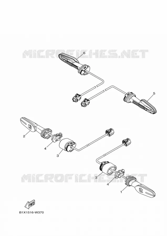 KNIPPERLICHT Yamaha MOTO 250 2023 R25  YZF250-A