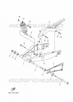 ACHTERBRUG / SCHOKBREKER voor Yamaha YZF-R3 2023