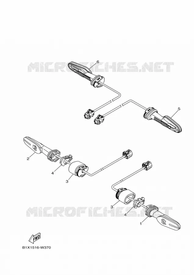 KNIPPERLICHT Yamaha MOTO 300 2023 R3  YZF320-A