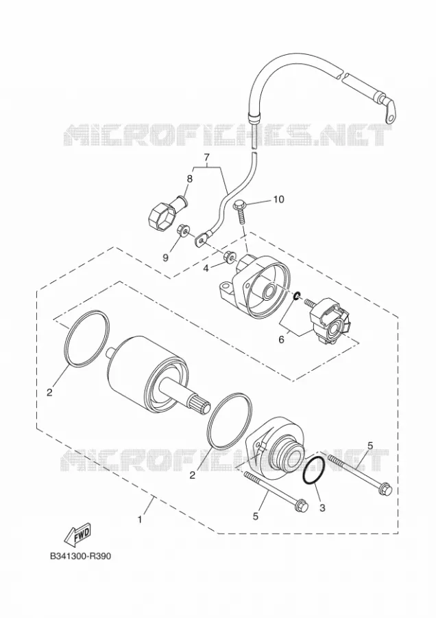 STARTMOTOR Yamaha MOTO 700 2023 TRACER  MTT690