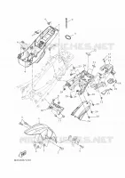 SPATBORD voor Yamaha TRACER 7 2023