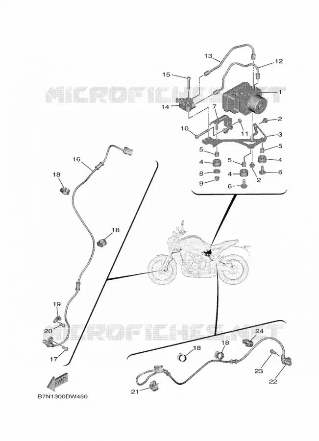 ELECTRISCH 3 Yamaha MOTO 900 2023 MT  MTN890