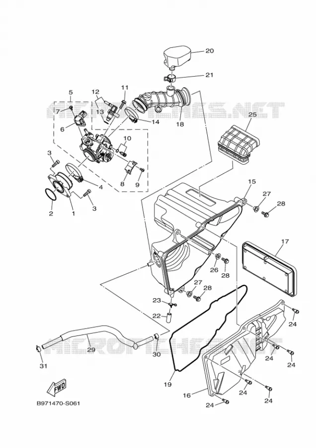 INLAAT Yamaha MOTO 250 2023 FZ  FZN250-A