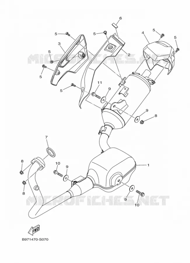 UITLAAT Yamaha MOTO 250 2023 FZ  FZN250-A
