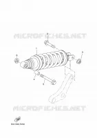 ACHTER SCHOKBREKER voor Yamaha TRACER 7 GT 2023