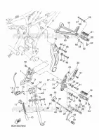 STANDAARD / VOETSTEUN voor Yamaha TRACER 7 GT 2023