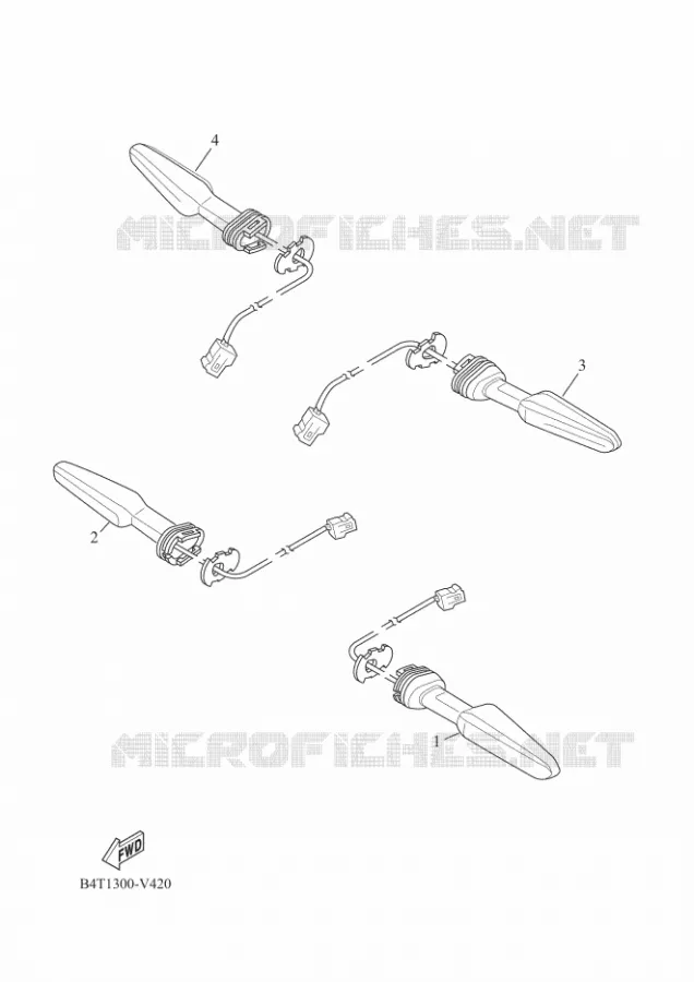 KNIPPERLICHT Yamaha MOTO 700 2023 TRACER  MTT690