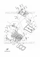 CILINDERKOP voor Yamaha TRACER 7 A2 35KW 2023