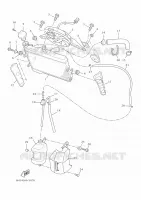 RADIATEUR / SLANG voor Yamaha TRACER 7 A2 35KW 2023