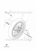 VOORWIEL voor Yamaha TRACER 7 A2 35KW 2023