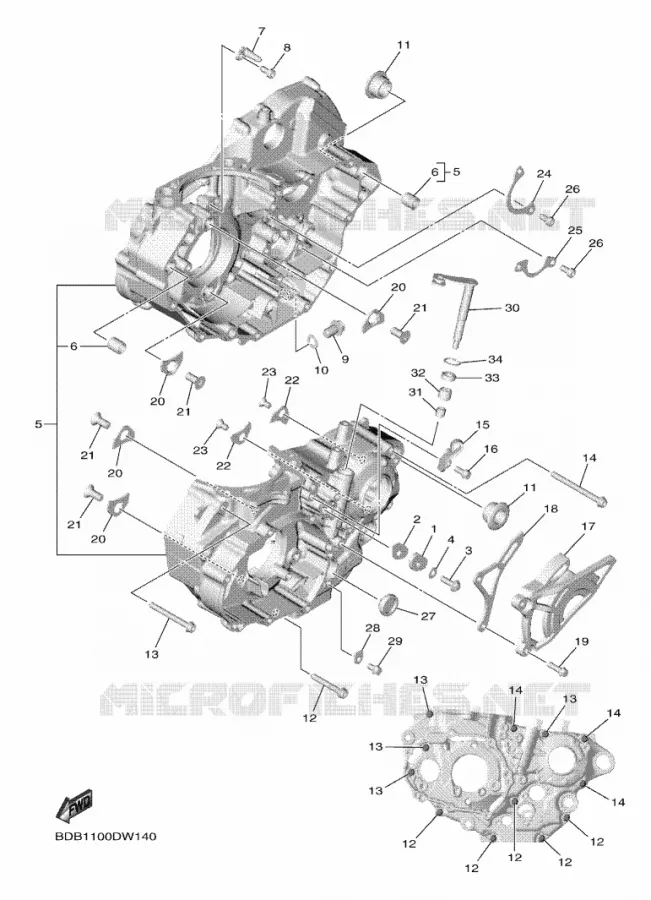 CARTERDELEN Yamaha MOTO 450 2023 WRF  WR450F
