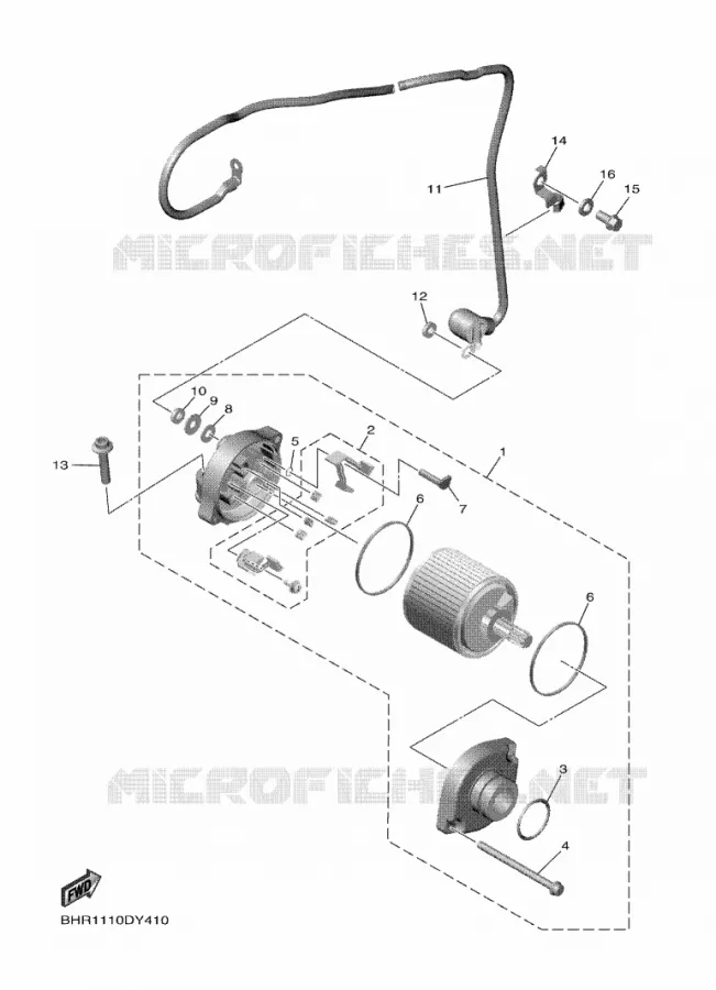 STARTMOTOR Yamaha MOTO 450 2023 YZF  YZ450F