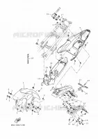 SPATBORD voor Yamaha YZF-R125 2023