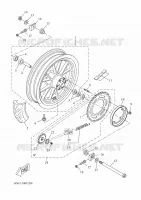 ACHTERWIEL voor Yamaha YZF-R125 2023
