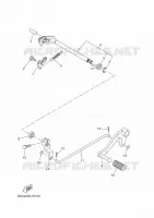 SCHAKEL STANG / PEDAAL voor Yamaha YZF-R125 2023