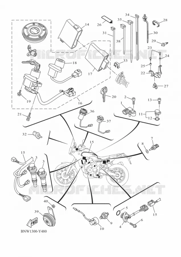 ELECTRISCH 2 Yamaha MOTO 700 2023 TENERE  XTZ690