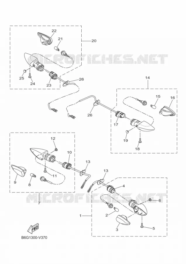 KNIPPERLICHT Yamaha MOTO 125 2023 MT  MTN125-A