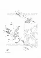 STANDAARD / VOETSTEUN 2 voor Yamaha TENERE 700 A2 35KW 2023
