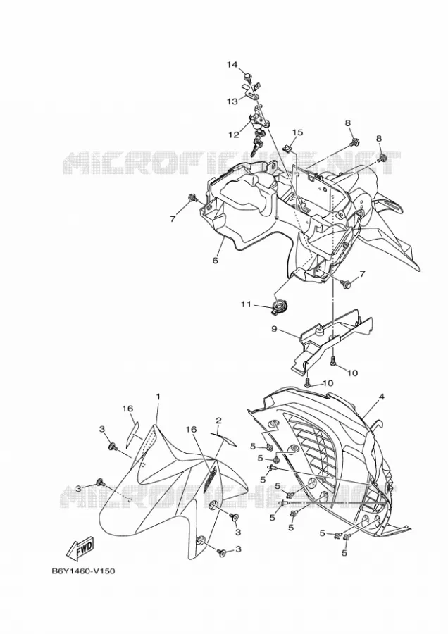 SPATBORD Yamaha SCOOTER 125 2023 NMAX  GPD125-A