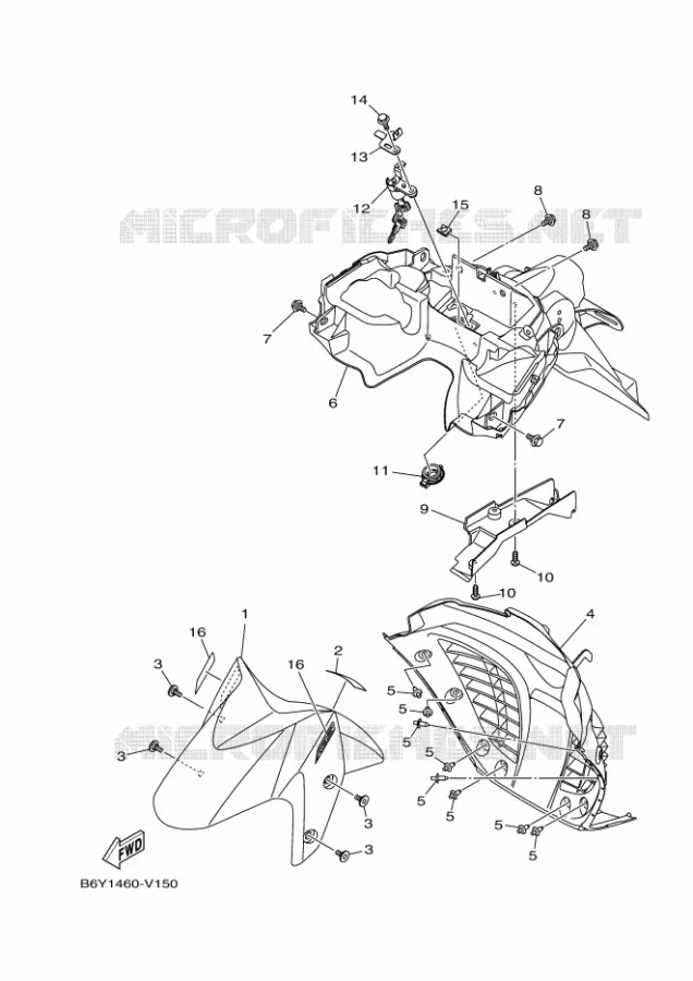 SPATBORD Yamaha SCOOTER 125 2023 NMAX  GPD125-A