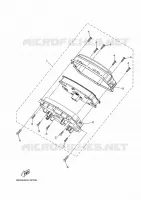 TELLERSET voor Yamaha NMAX 150 2023