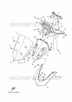 WINDSCHERM voor Yamaha NMAX 150 2023