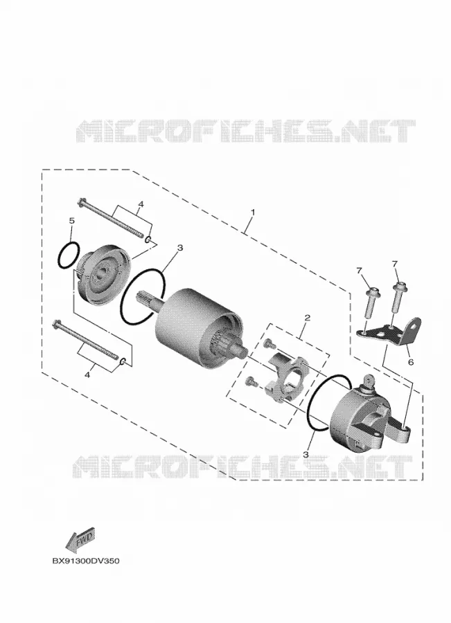 STARTMOTOR Yamaha SCOOTER 300 2023 TRICITY  MWD300