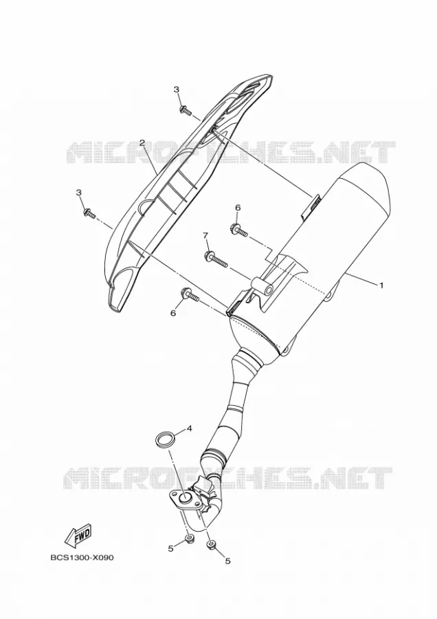 UITLAAT Yamaha SCOOTER 155 2023 TRICITY  MWS155-A