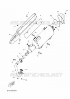UITLAAT voor Yamaha XMAX 300 2023