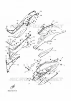 STANDAARD / VOETSTEUN 2 voor Yamaha XMAX 300 TECH MAX 2023