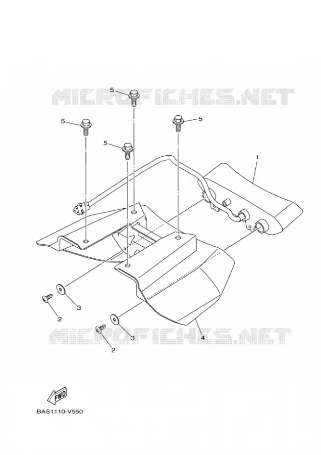 ACHTERLICHT Yamaha SIDE BY SIDE 1000 2023 YXZ  YXZ1000E