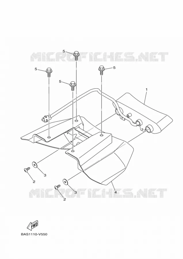 ACHTERLICHT Yamaha SIDE BY SIDE 1000 2023 YXZ  YXZ1000ET
