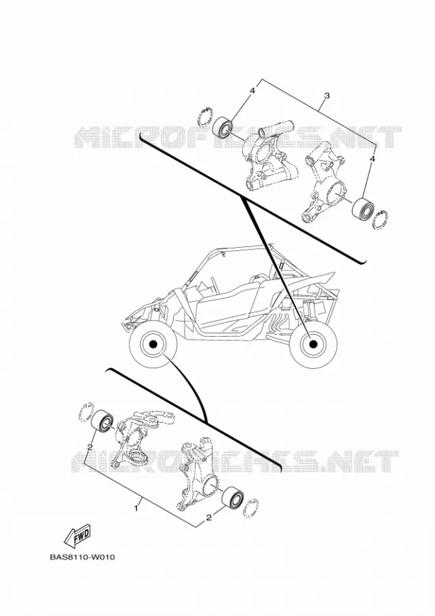 ONDERHOUDSDELEN KIT Yamaha SIDE BY SIDE 1000 2023 YXZ  YXZ1000ET